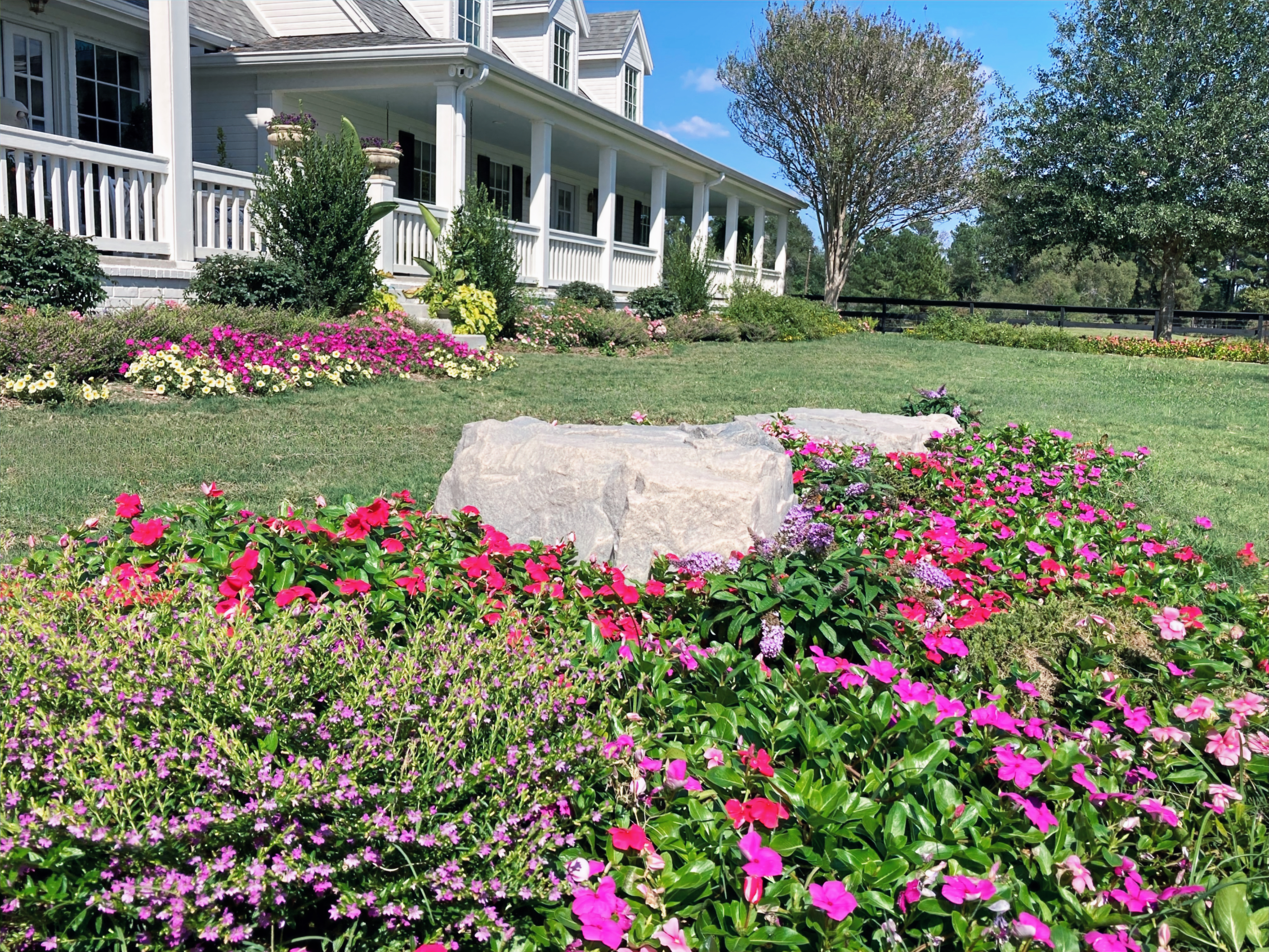 Landscape design and installation The Woodlands TX